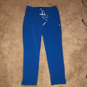 Figs Royal blue Yola scrub bottoms